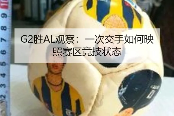 G2胜AL观察：一次交手如何映照赛区竞技状态